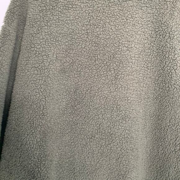 Athleta Talus Olive Green Sherpa 1/2 Zip Pullover Jacket Womens Large - Picture 6 of 16